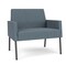 Lesro Mystic Lounge Reception Bariatric Chair, Charcoal, RF Serene Upholstery ML1401 - alternate 1